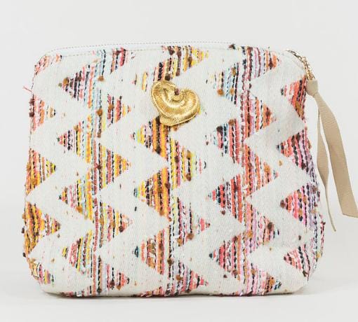 Pochette Ombeline Evesome en tweed d'été - Ombeline Evesome summer tweed clutch