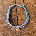 Bracelet Evesome x Le Petit Lien de Paris en Liberty de coton et acier inoxydable doré