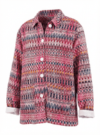 Veste de travail en tweed multicolore fabriqué en France