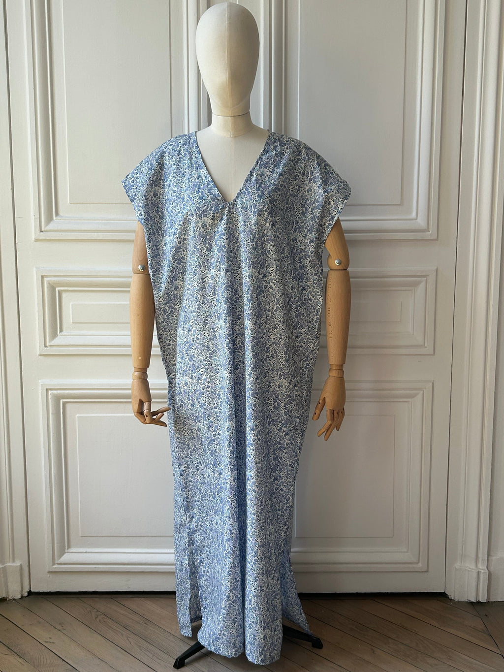 Robe en V longue fabriquée en France