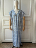 Robe en V longue fabriquée en France