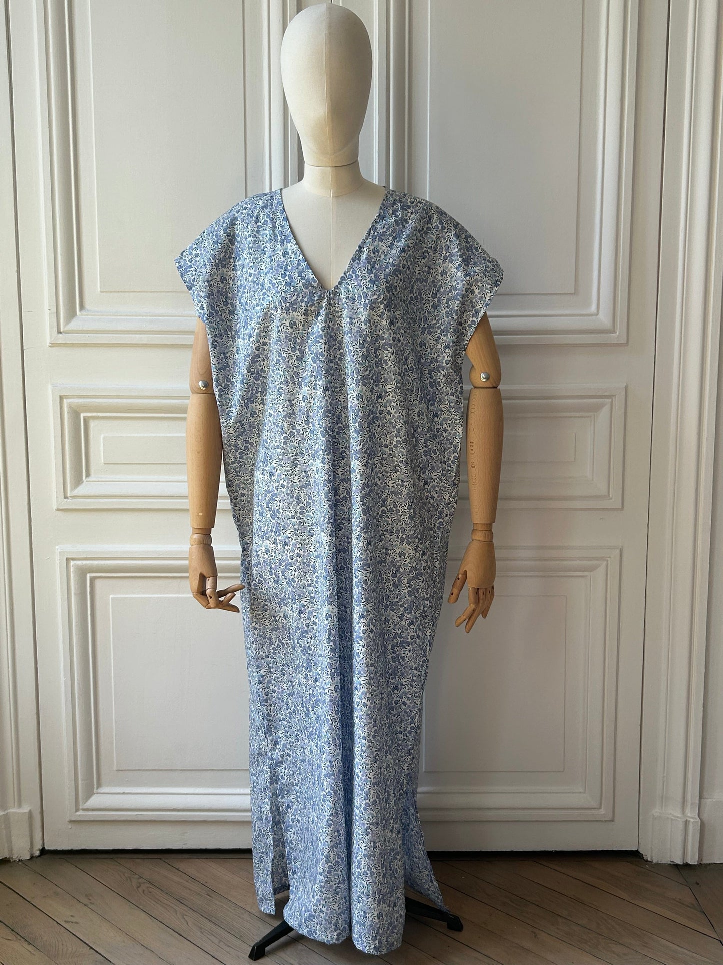 Robe en V longue fabriquée en France