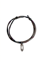 Bracelet Evesome x Le Petit Lien de Paris en Liberty de coton et acier inoxydable argenté