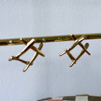 Boucles d'oreilles bouleau saule