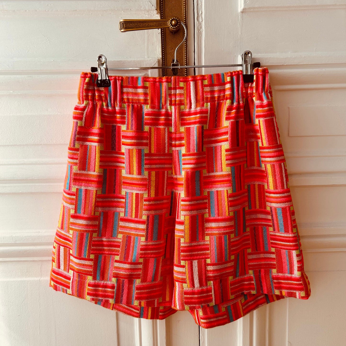 Short en tweed fabriqué en France