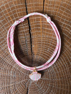 Bracelet Evesome x Le Petit Lien de Paris en Liberty de coton et acier inoxydable doré