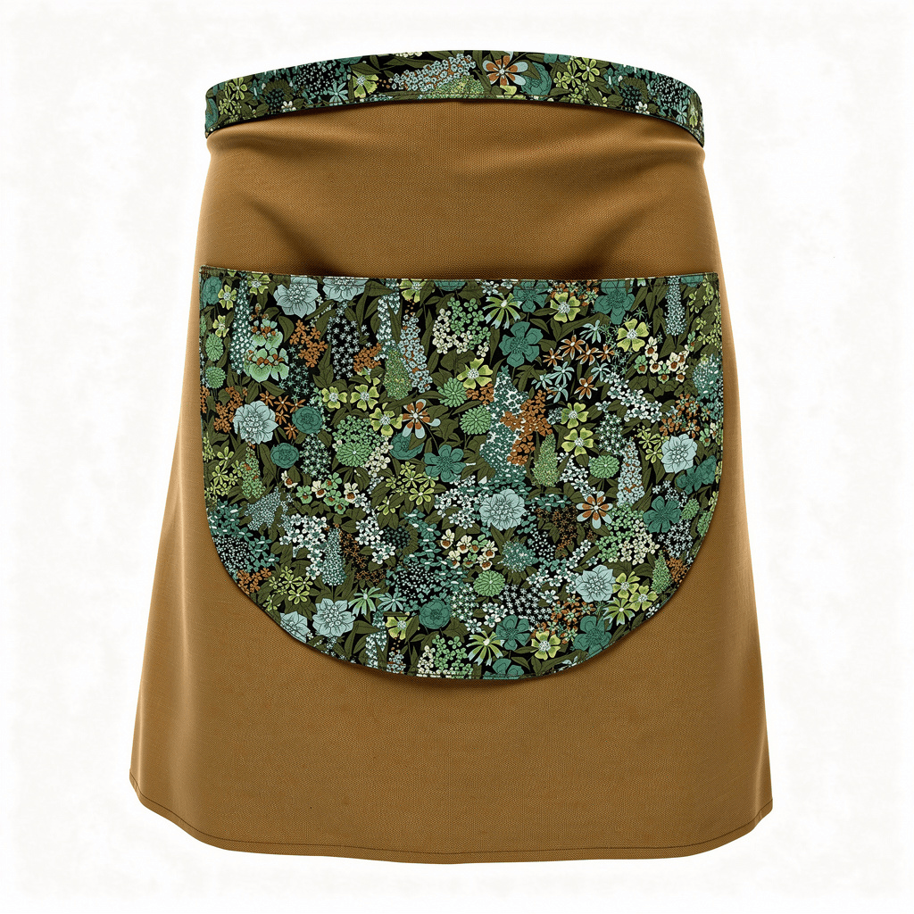 Tablier en coton et Liberty fabriqué en France