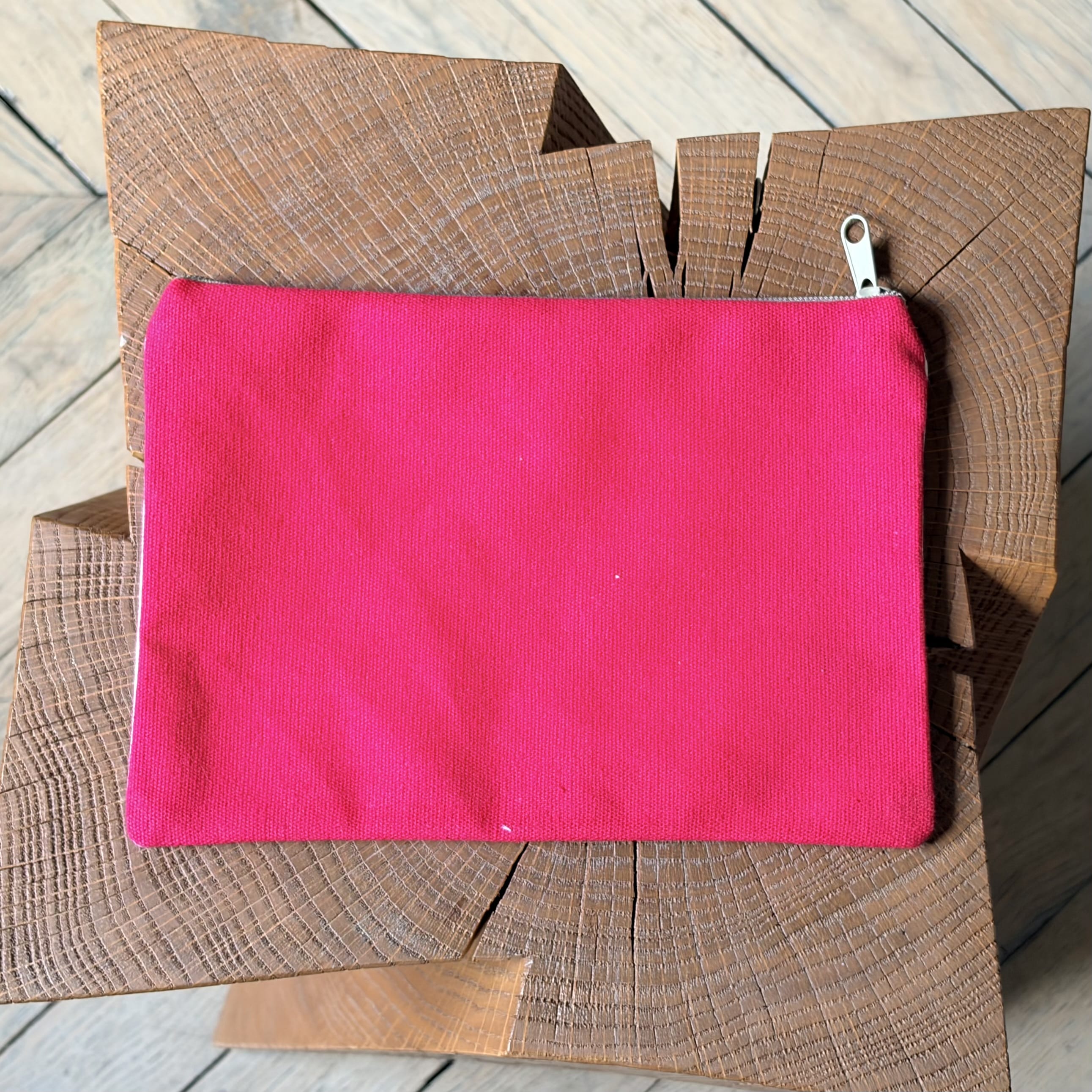 Grande pochette plate 2 piments 22x15 cm