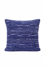 Coussin 50x50cm en tweed tissé et fabriqué en France