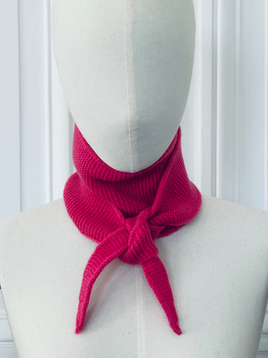 Pointe 100% laine rose vif