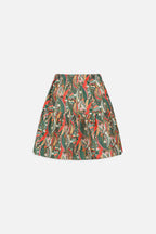 Jupe en Liberty de coton à taille élastiquée fabriquée en France