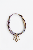 Bracelet Evesome x Le Petit Lien de Paris en Liberty de coton et acier inoxydable doré