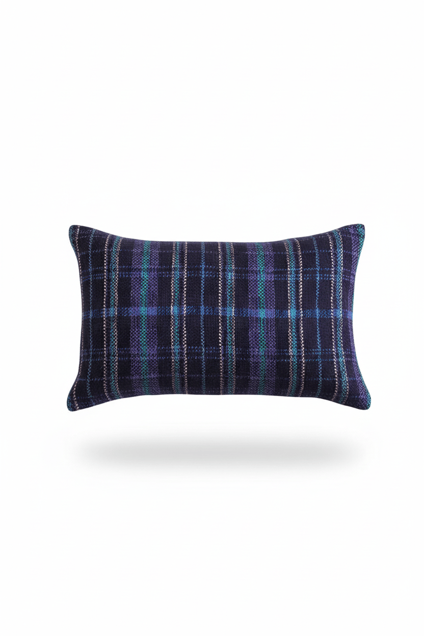 Coussin 65x40 cm en tweed tissé et fabriqué en France