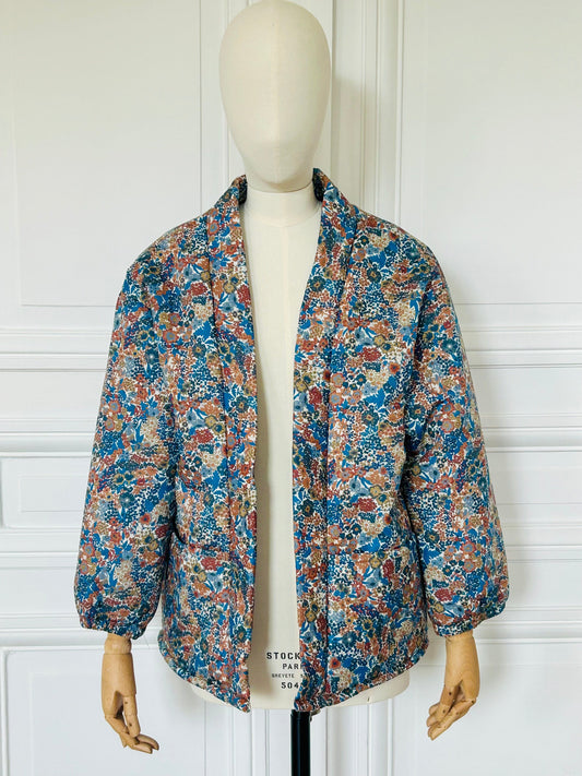 Veste en Liberty multicolore fabriquée en France