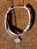 Bracelet Evesome x Le Petit Lien de Paris en Liberty de coton et acier inoxydable doré