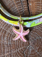 Bracelet Evesome x Le Petit Lien de Paris en Liberty de coton et acier inoxydable doré