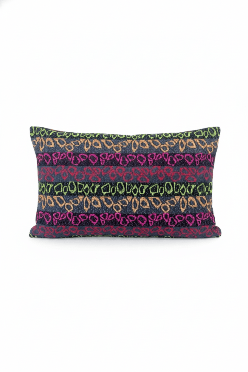 Coussin 65x40 cm en tweed tissé et fabriqué en France