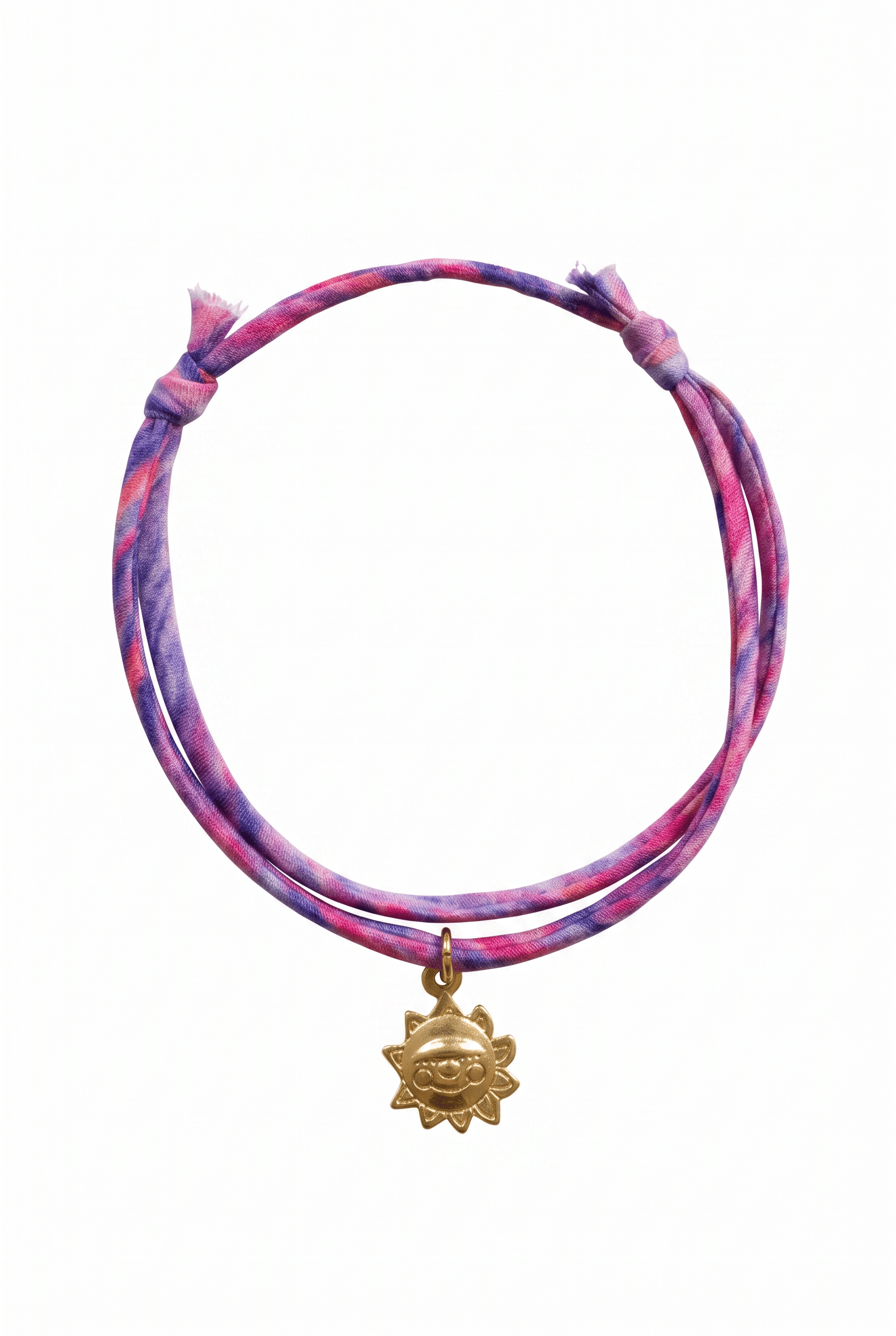 Bracelet Evesome x Le Petit Lien de Paris en Liberty de coton et acier inoxydable doré