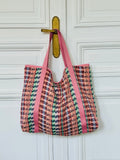 Sac Marie en tweed multicolore fabriqué en France