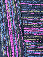 Veste sans manches en tweed multicolore fabriqué en France