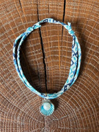 Bracelet Evesome x Le Petit Lien de Paris en Liberty de coton et acier inoxydable doré