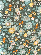 Robe en V en coton Liberty fabriquée en France