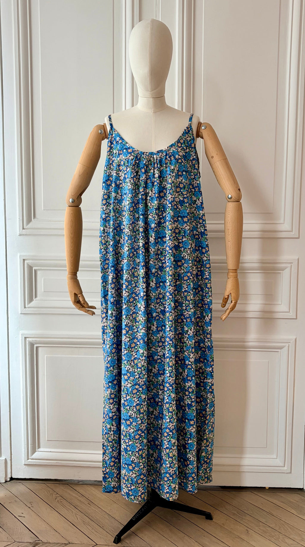 Robe longue en Liberty fabriquée en France