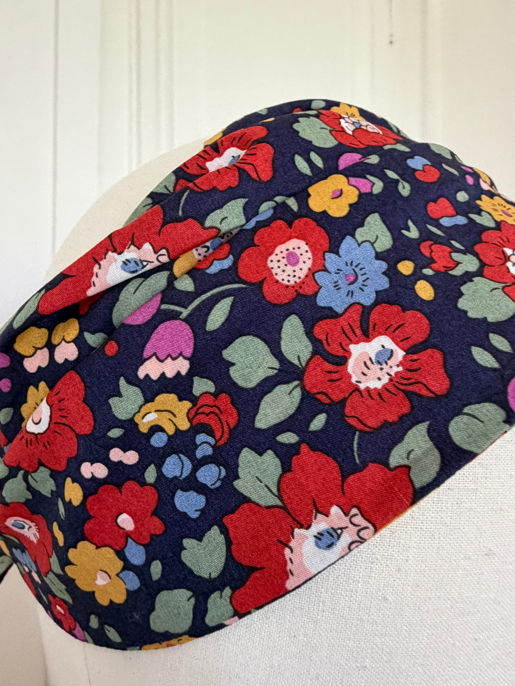 Bandeau à nouer en coton imprimé Liberty