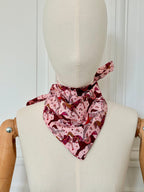 Carré 50x50 cm en Liberty de coton doublé