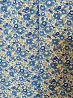 Robe sans manches boutonnée en V fabriquée en France