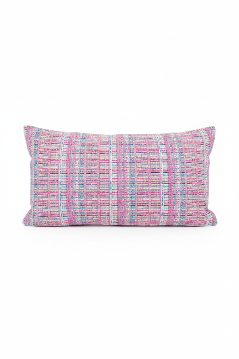Coussin 65x40 cm en tweed tissé et fabriqué en France