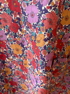 Robe longue à manches courtes fabriquée en France