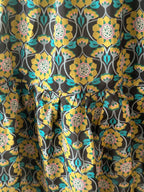 Jupe en Liberty de coton à taille élastiquée fabriquée en France