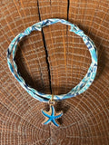 Bracelet Evesome x Le Petit Lien de Paris en Liberty de coton et acier inoxydable doré