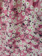 Jupe longue en Liberty de coton à taille élastiquée fabriquée en France