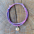 Bracelet Evesome x Le Petit Lien de Paris en Liberty de coton et acier inoxydable doré