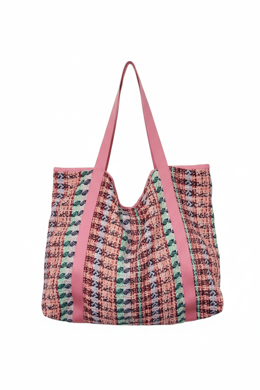 Sac Marie en tweed multicolore fabriqué en France
