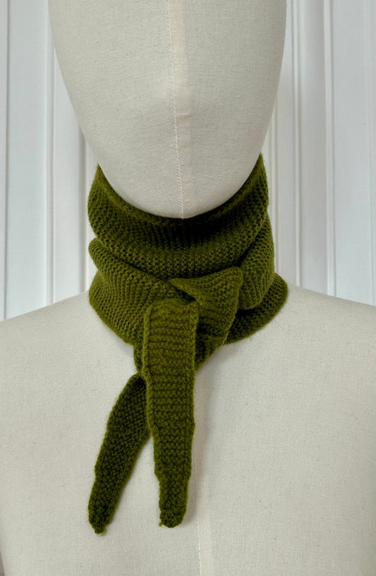 Pointe 100% laine verte