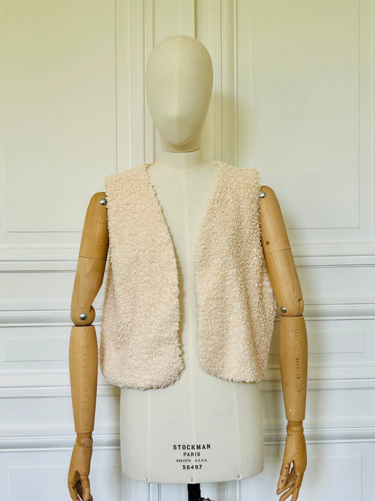 Gilet en fausse fourrure fabriqué en France