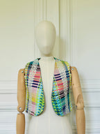 Gilet en tweed d’été fabriqué en France