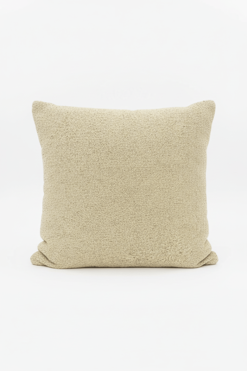 Coussin 50x50cm en tweed tissé et fabriqué en France