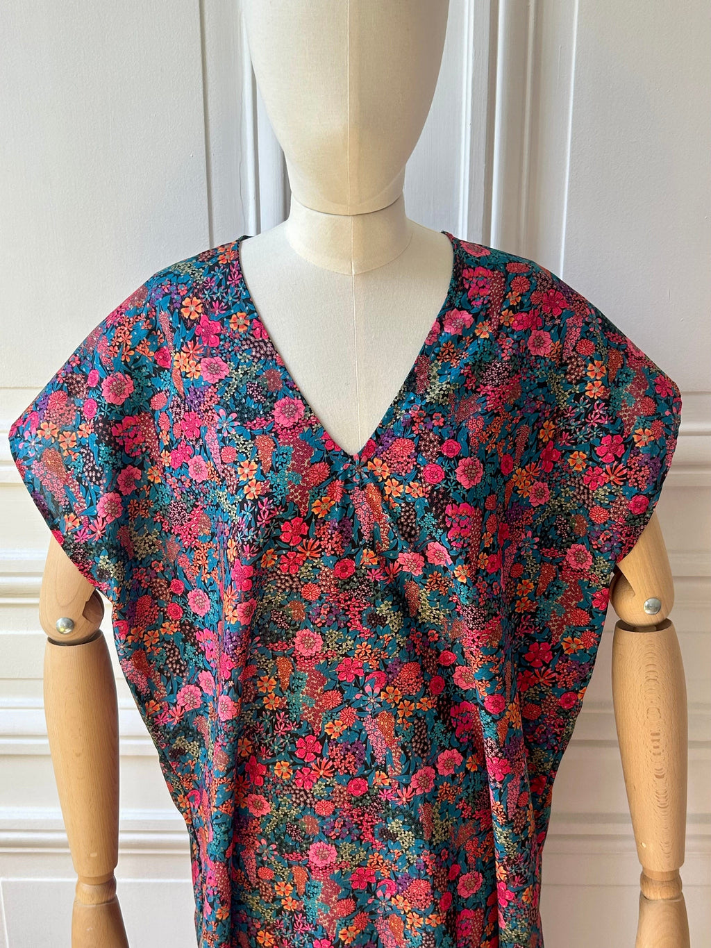 Robe en V longue fabriquée en France