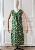 Robe en V en coton Liberty fabriquée en France