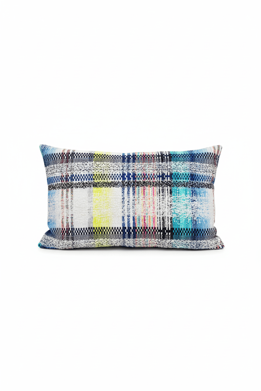 Coussin 65x40 cm en tweed tissé et fabriqué en France