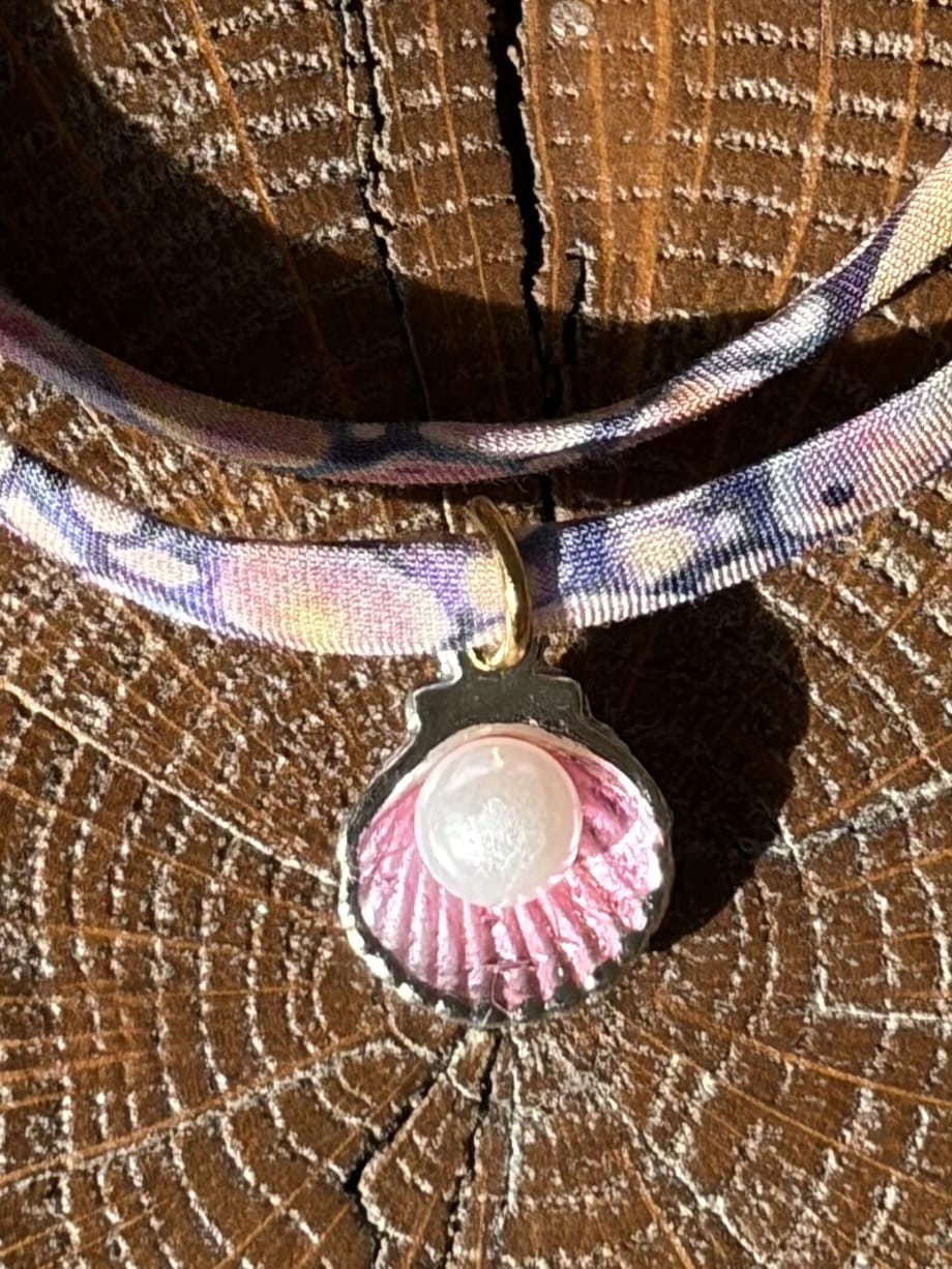 Bracelet Evesome x Le Petit Lien de Paris en Liberty de coton et acier inoxydable doré