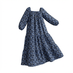 Robe longue à manches longues fabriquée en France