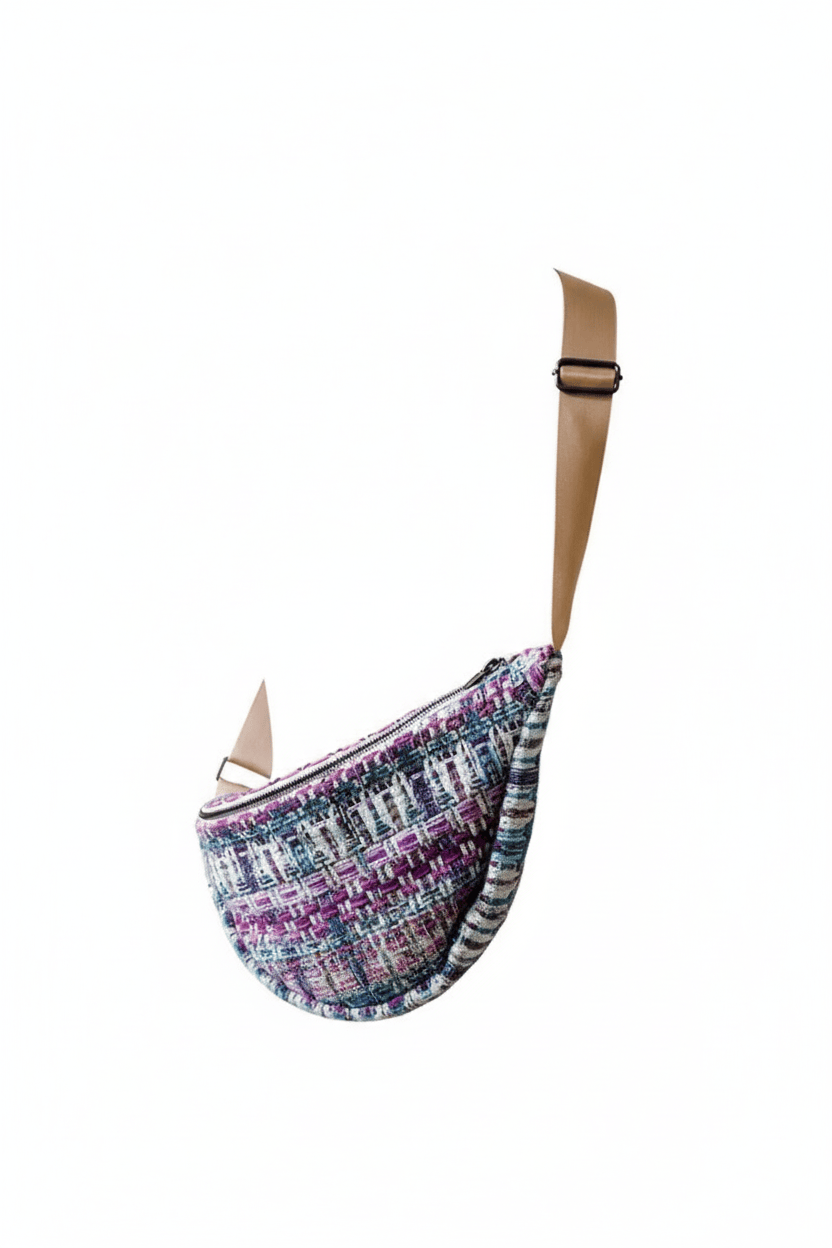 Sac banane Garance en tweed
