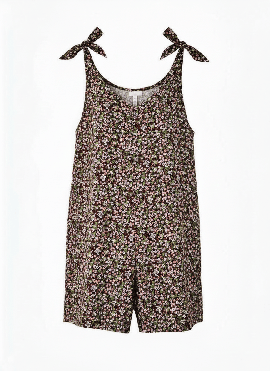 Salopette en coton imprimé Liberty fabriqué en France