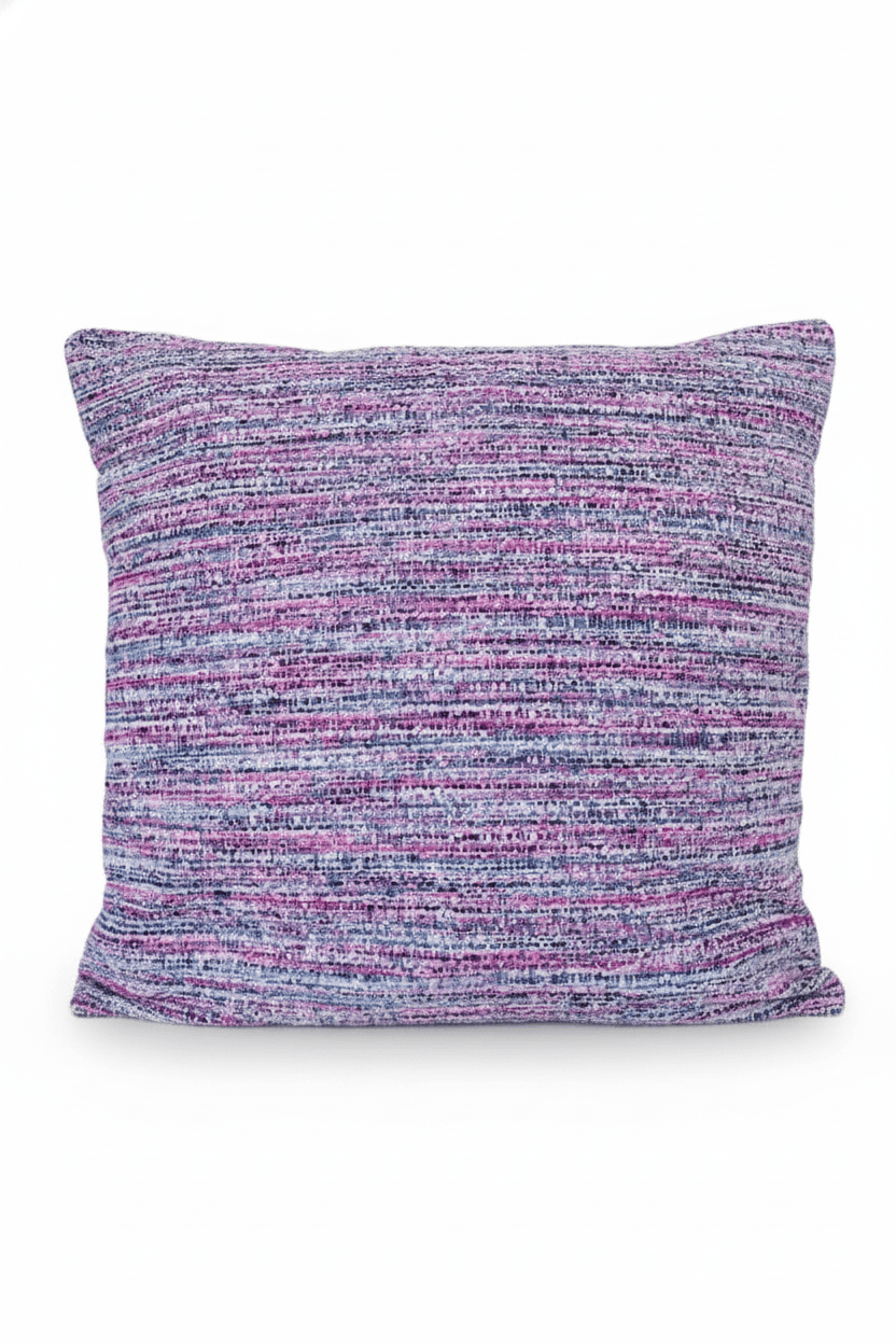 Coussin 50x50cm en tweed tissé et fabriqué en France