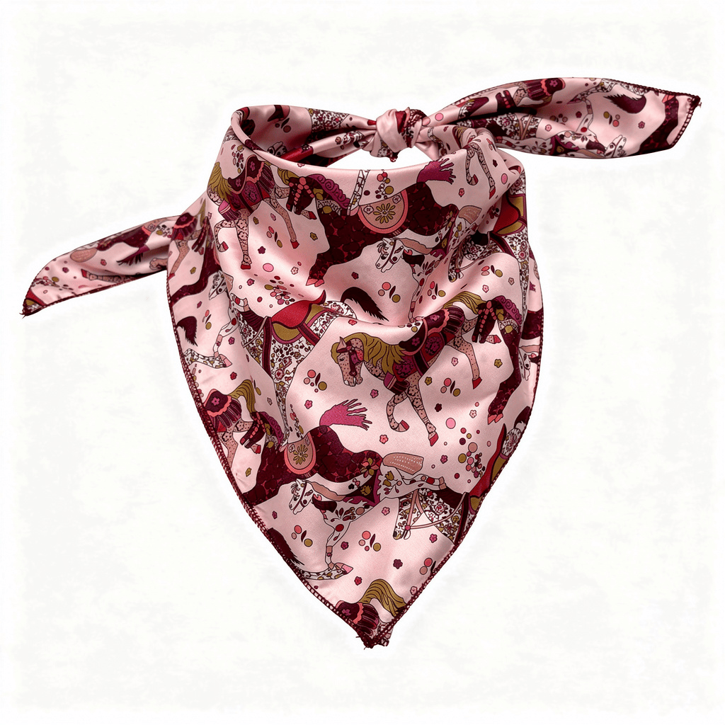 Carré 50x50 cm en Liberty de coton doublé